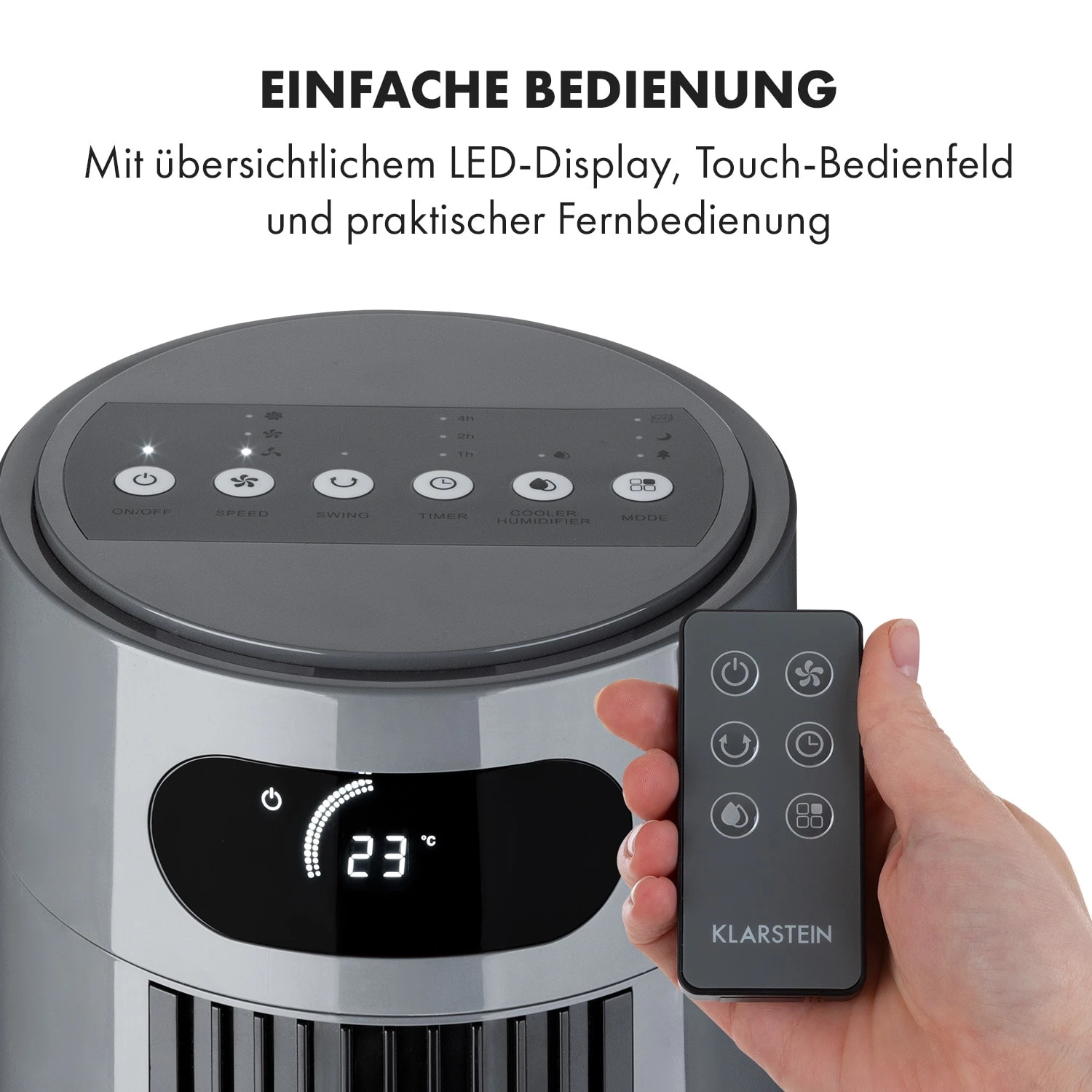 Skyscraper Frost Luftkühler 45 W 7 Liter 2 Kühlakkus mobil Skyscraper Frost Luftkühler 45 W 7 Liter 2 Kühlakkus Mobil -Deutschland Klarstein Verkaufs-Shop 10035820 de 0006 logo