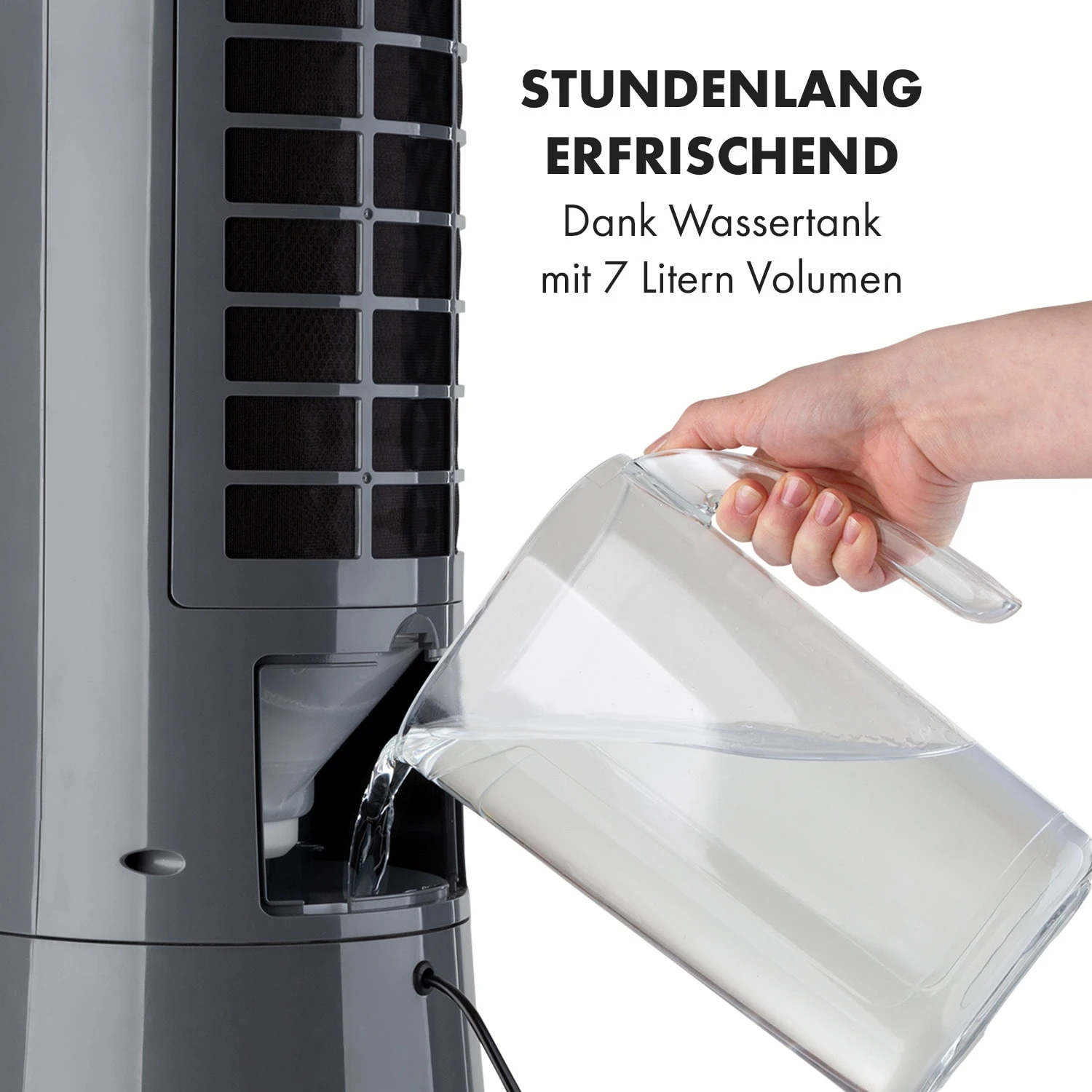 Skyscraper Frost Luftkühler 45 W 7 Liter 2 Kühlakkus mobil Skyscraper Frost Luftkühler 45 W 7 Liter 2 Kühlakkus Mobil -Deutschland Klarstein Verkaufs-Shop 10035820 de 0008 logo