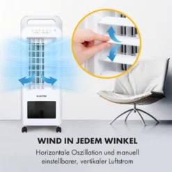 Cooler Rush Ventilator Luftkühler 5,5L 45W Fernbedienung 5x Eispack -Deutschland Klarstein Verkaufs-Shop 10035824 de 0003 logo