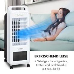 Cooler Rush Ventilator Luftkühler 5,5L 45W Fernbedienung 5x Eispack -Deutschland Klarstein Verkaufs-Shop 10035824 de 0004 logo