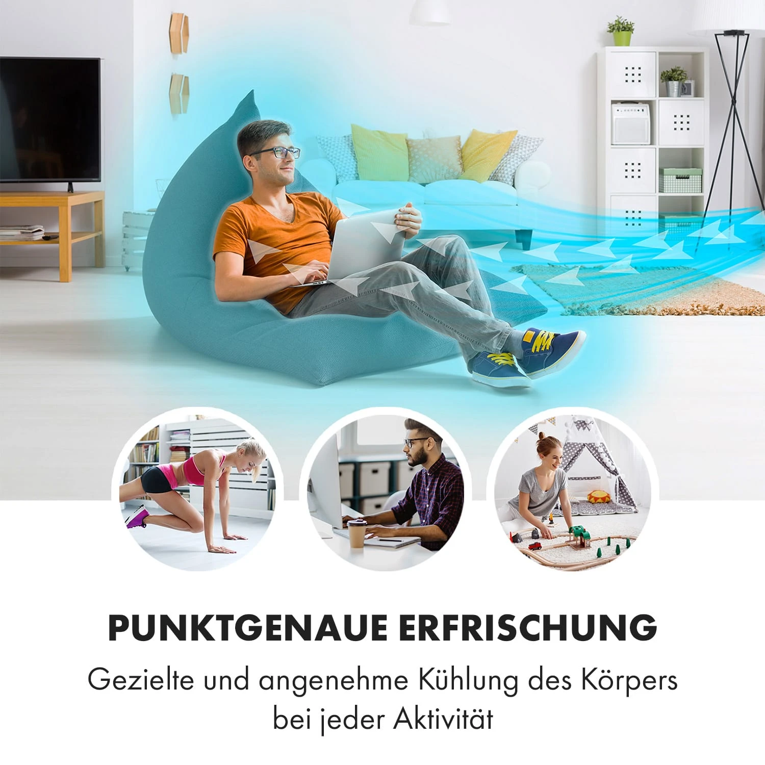 Polar Tower Smart Ventilator Luftkühler 7L 85W Fernbedienung Eispack Polar Tower Smart Ventilator Luftkühler 7L 85W Fernbedienung Eispack -Deutschland Klarstein Verkaufs-Shop 10035830 de 0002 logo