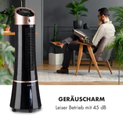 Skyscraper Ice 4-in-1 Luftkühler Ventilator 210 M³/h 30 W Oszillation Mobil Fernbedienung -Deutschland Klarstein Verkaufs-Shop 10035835 de 0006 logo
