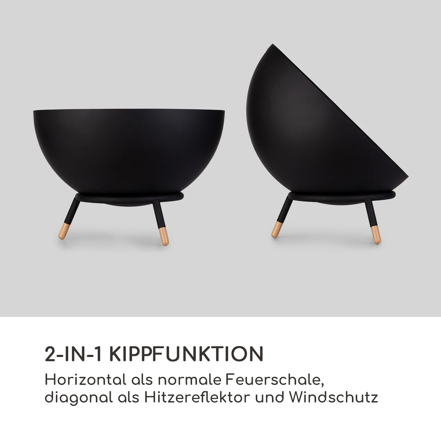 Fireball Wood kippbare Stahl-Feuerschale Garten Terrasse Ø 66 cm Fireball Wood Kippbare Stahl-Feuerschale Garten Terrasse Ø 66 Cm -Deutschland Klarstein Verkaufs-Shop 10035848 de 0003 logo