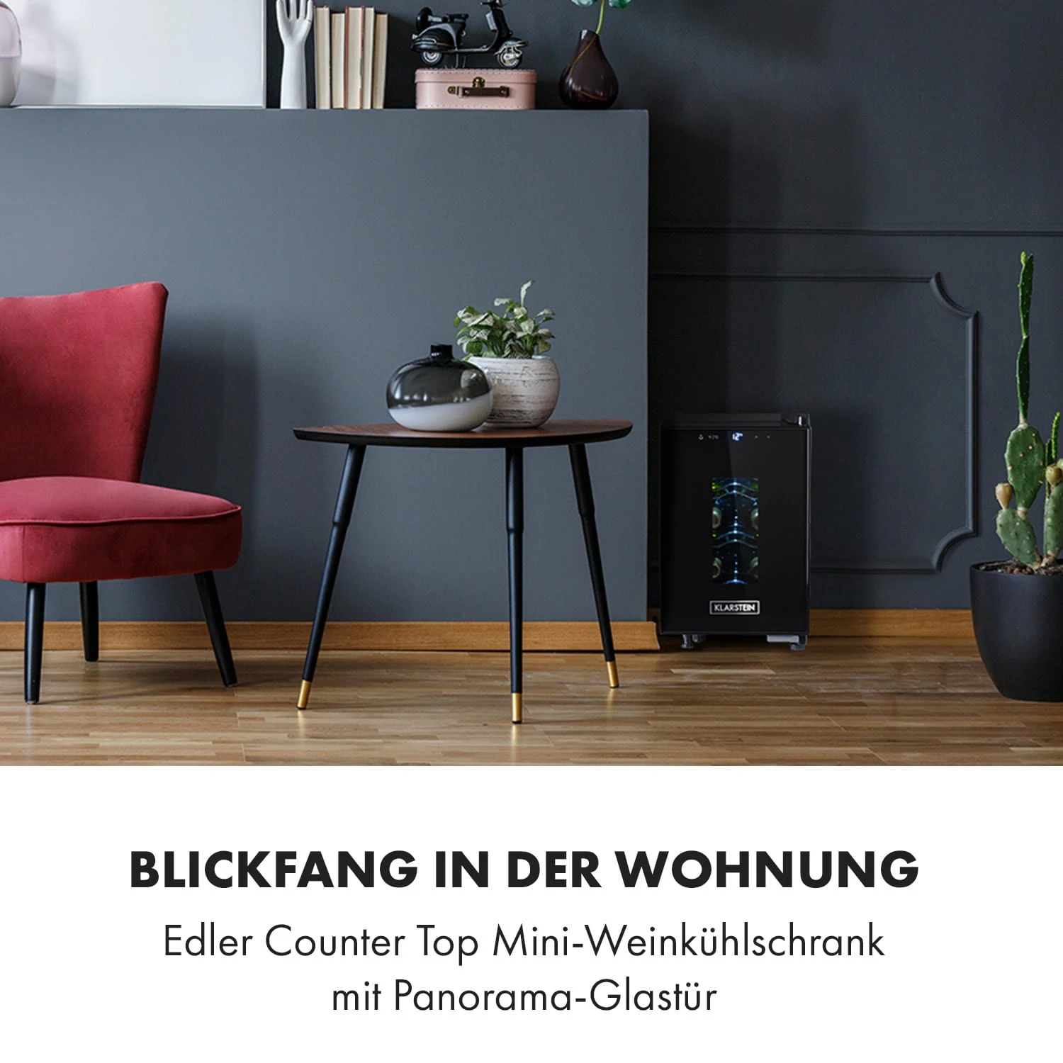 Bellevin 6 Uno Weinkühlschrank 17 Liter 11-18 °C SingleZone LED Bellevin 6 Uno Weinkühlschrank 17 Liter 11-18 °C SingleZone LED -Deutschland Klarstein Verkaufs-Shop 10035858 de 0002 logo