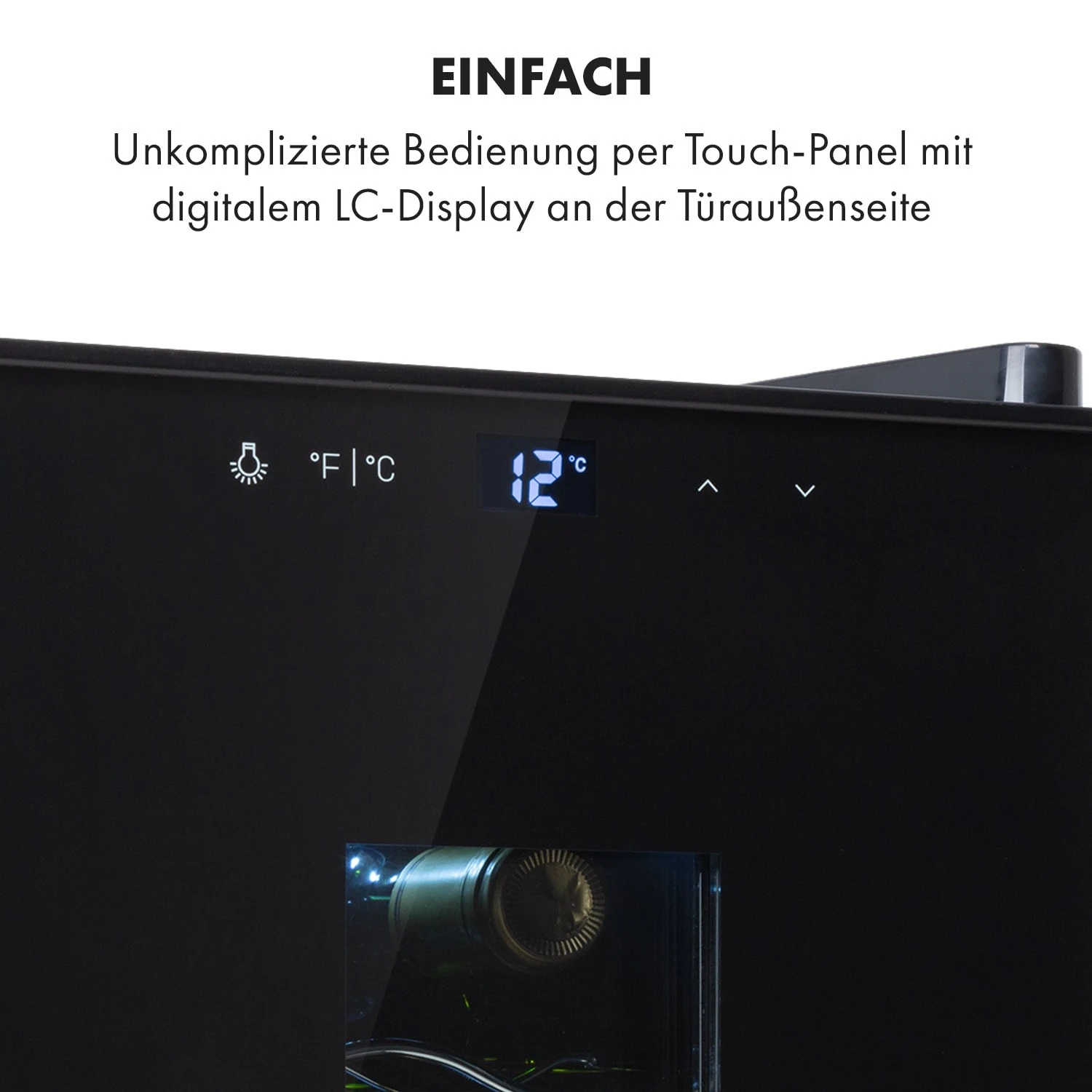 Bellevin 6 Uno Weinkühlschrank 17 Liter 11-18 °C SingleZone LED Bellevin 6 Uno Weinkühlschrank 17 Liter 11-18 °C SingleZone LED -Deutschland Klarstein Verkaufs-Shop 10035858 de 0004 logo