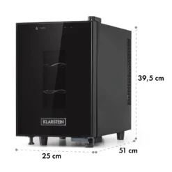 Bellevin 6 Uno Weinkühlschrank 17 Liter 11-18 °C SingleZone LED 7 Bellevin 6 Uno Weinkühlschrank 17 Liter 11-18 °C SingleZone LED -Deutschland Klarstein Verkaufs-Shop 10035858 yy 0008 logo