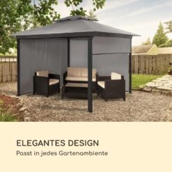 Grandezza Cortina Gartenpavillon 3x3m 4 Seitenteile -Deutschland Klarstein Verkaufs-Shop 10035865 de 0006 logo