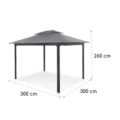 Grandezza Cortina Gartenpavillon 3x3m 4 Seitenteile -Deutschland Klarstein Verkaufs-Shop 10035865 yy 0007 logo