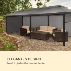 Grandezza Cortina Gartenpavillon 3x6m 4 Seitenteile -Deutschland Klarstein Verkaufs-Shop 10035867 de 0006 logo
