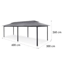 Grandezza Cortina Gartenpavillon 3x6m 4 Seitenteile -Deutschland Klarstein Verkaufs-Shop 10035867 yy 0007 logo