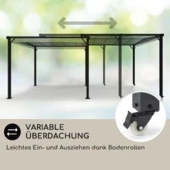 Pantheon Solid Sky Expand Pavillon Seitenwände 3x3-5,6 M Aluminium -Deutschland Klarstein Verkaufs-Shop 10035870 de 0005 usp