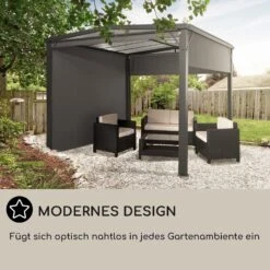 Pantheon Cortina Solid Sky Pergola Vordach 3x4m Polycarbonat -Deutschland Klarstein Verkaufs-Shop 10035873 de 0006 usp