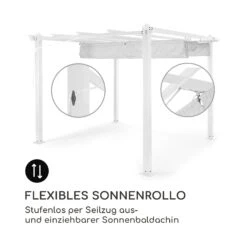 Pantheon Pergola Aluminiumkantrohr 3x3m 4 Eckpfosten Wasserabweisend 3 Pantheon Pergola Aluminiumkantrohr 3x3m 4 Eckpfosten Wasserabweisend -Deutschland Klarstein Verkaufs-Shop 10035875 de 0004 logo