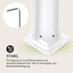 Pantheon Cortina Pavillon Mit Dach 3x6m 4 Seitenteile 5 Pantheon Cortina Pavillon Mit Dach 3x6m 4 Seitenteile -Deutschland Klarstein Verkaufs-Shop 10035885 de 0006 logo