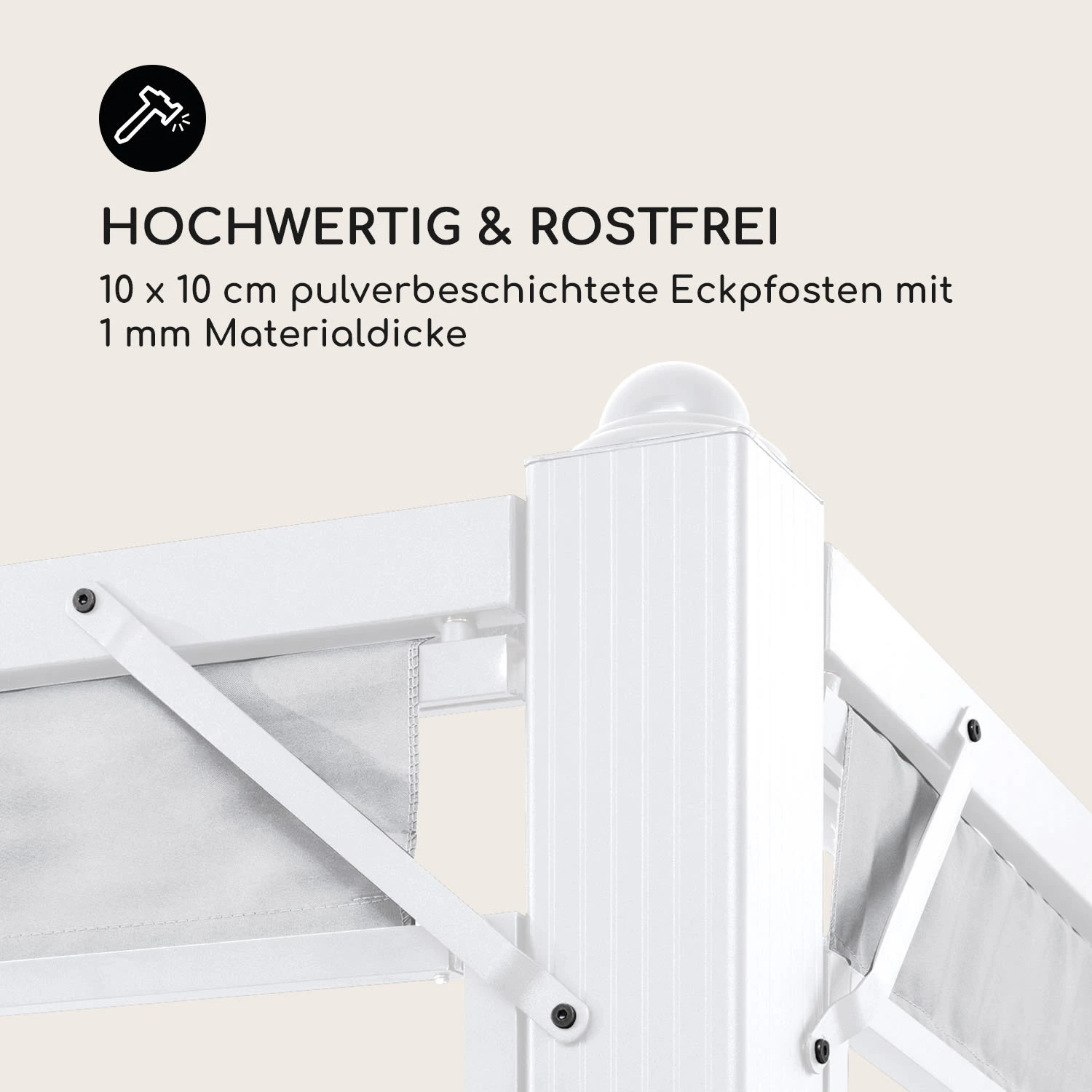 Pantheon Cortina Pavillon mit Dach 3x6m 4 Seitenteile Pantheon Cortina Pavillon Mit Dach 3x6m 4 Seitenteile -Deutschland Klarstein Verkaufs-Shop 10035885 de 0007 logo