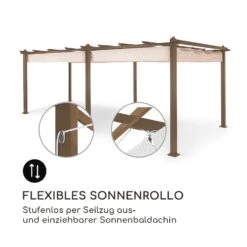 Pantheon Rust Pergola Aluminium 3x6m 6 Eckpfosten Wasserabweisend -Deutschland Klarstein Verkaufs-Shop 10035891 de 0004 logo