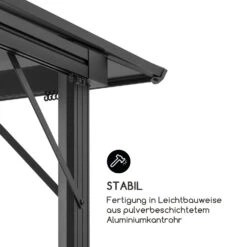 Pantheon Solid Sky Ambient Solar Pavillon Mit Grauem Dach 3x3m Polycarbonat Aluminium -Deutschland Klarstein Verkaufs-Shop 10035899 de 0006 logo