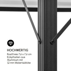 Pantheon Solid Sky Ambient Solar Pavillon 3x3m Polycarbonat Aluminium -Deutschland Klarstein Verkaufs-Shop 10035900 de 0008 logo