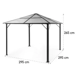 Pantheon Solid Sky Ambient Solar Pavillon 3x3m Polycarbonat Aluminium -Deutschland Klarstein Verkaufs-Shop 10035900 yy 0009 logo