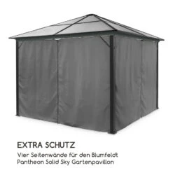 Pantheon Solid Sky Pavillon-Seitenwände 3x3 4 Stück 140g/m² 2 Pantheon Solid Sky Pavillon-Seitenwände 3x3 4 Stück 140g/m² -Deutschland Klarstein Verkaufs-Shop 10035901 de 0003 logo