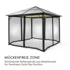 Pantheon Solid Sky Ambient Solar Seitenwände 3x3 M Moskito -Deutschland Klarstein Verkaufs-Shop 10035905 de 0003 logo