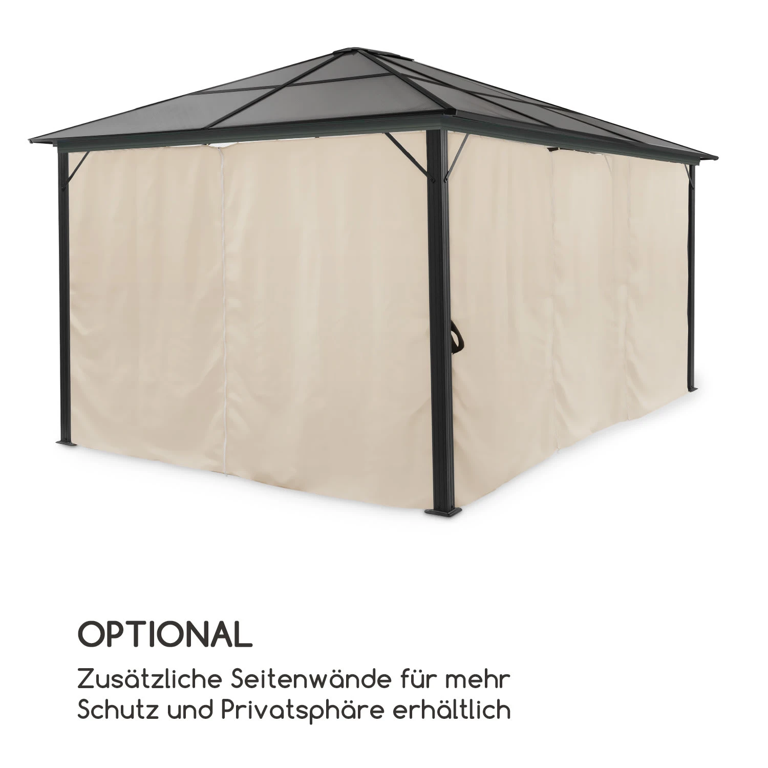 Pantheon Solid Sky Ambient Solar Pavillon 3x4m Polycarbonat Aluminium Pantheon Solid Sky Ambient Solar Pavillon 3x4m Polycarbonat Aluminium -Deutschland Klarstein Verkaufs-Shop 10035906 de 0004 logo