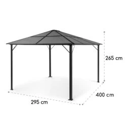 Pantheon Solid Sky Ambient Solar Pavillon 3x4m Polycarbonat Aluminium 8 Pantheon Solid Sky Ambient Solar Pavillon 3x4m Polycarbonat Aluminium -Deutschland Klarstein Verkaufs-Shop 10035906 yy 0009 logo