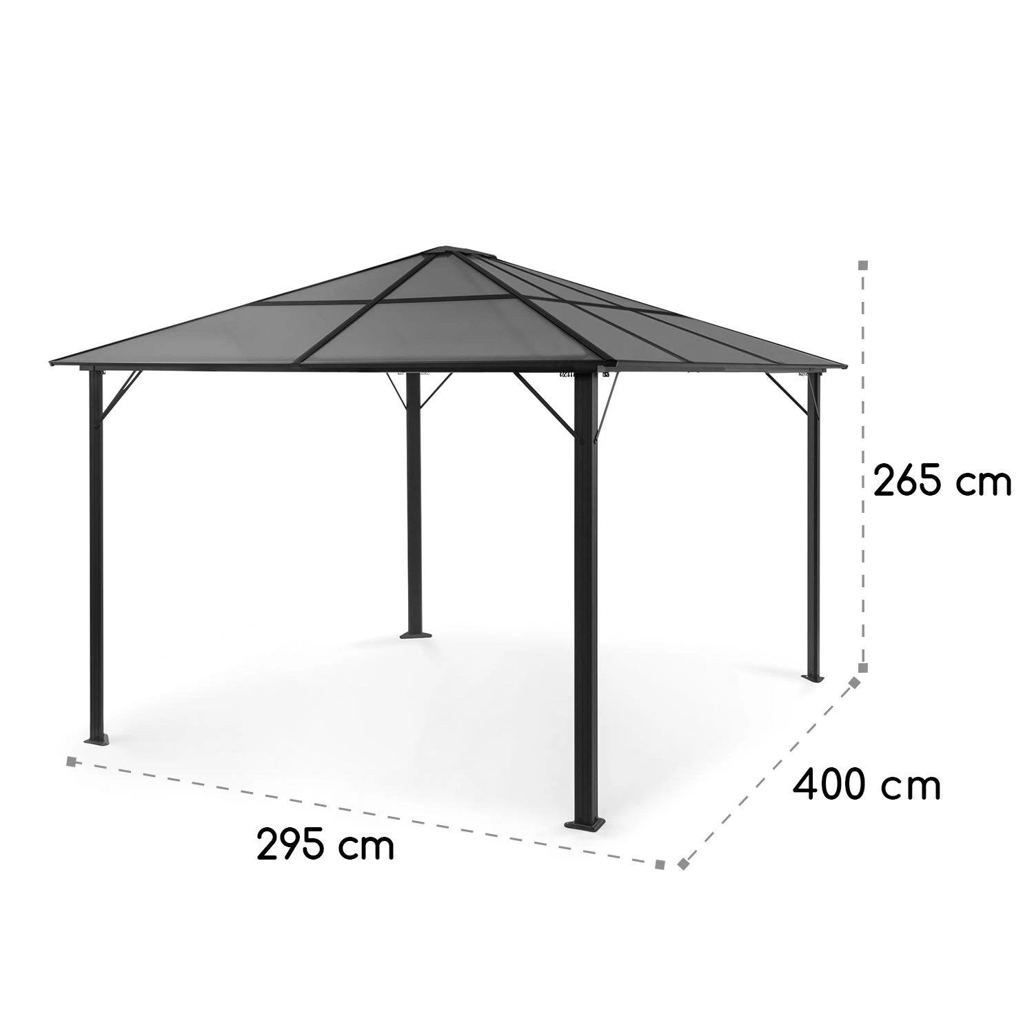 Pantheon Solid Sky Ambient Solar Pavillon 3x4m Polycarbonat Aluminium Pantheon Solid Sky Ambient Solar Pavillon 3x4m Polycarbonat Aluminium -Deutschland Klarstein Verkaufs-Shop 10035906 yy 0009 logo