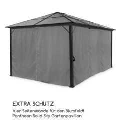 Pantheon Solid Sky Pavillon-Seitenwände 3x4 4 Stück 140g/m² -Deutschland Klarstein Verkaufs-Shop 10035908 de 0003 logo