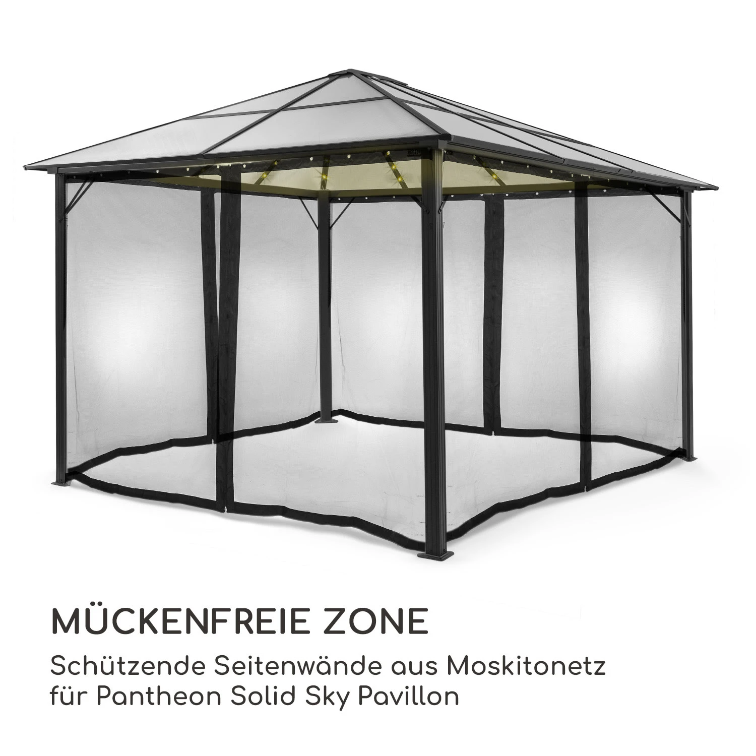 Pantheon Solid Sky Ambient Solar Seitenwände 3x4m Moskito Pantheon Solid Sky Ambient Solar Seitenwände 3x4m Moskito -Deutschland Klarstein Verkaufs-Shop 10035912 de 0003 logo