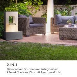 Bloomingstone Brunnen Gartenbrunnen Zierbrunnen 20W Pumpe Zink LED -Deutschland Klarstein Verkaufs-Shop 10035916 de 0003 logo