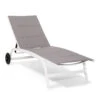 Limala Sonnenliege Lounger Stahl/Aluminium Textilene 150 Kg Mobil
