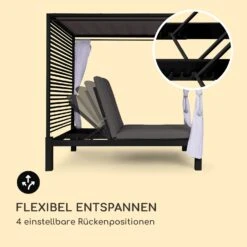 Eremitage Double Lux Sonnenliege 4 Liegepositionen 2 Personen 6 Cm Polster -Deutschland Klarstein Verkaufs-Shop 10035922 de 0008 logo