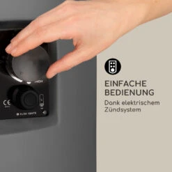 Crete Gas-Feuerstelle 13 KW Flüssiggas Edelstahl -Deutschland Klarstein Verkaufs-Shop 10035931 de 0004 logo