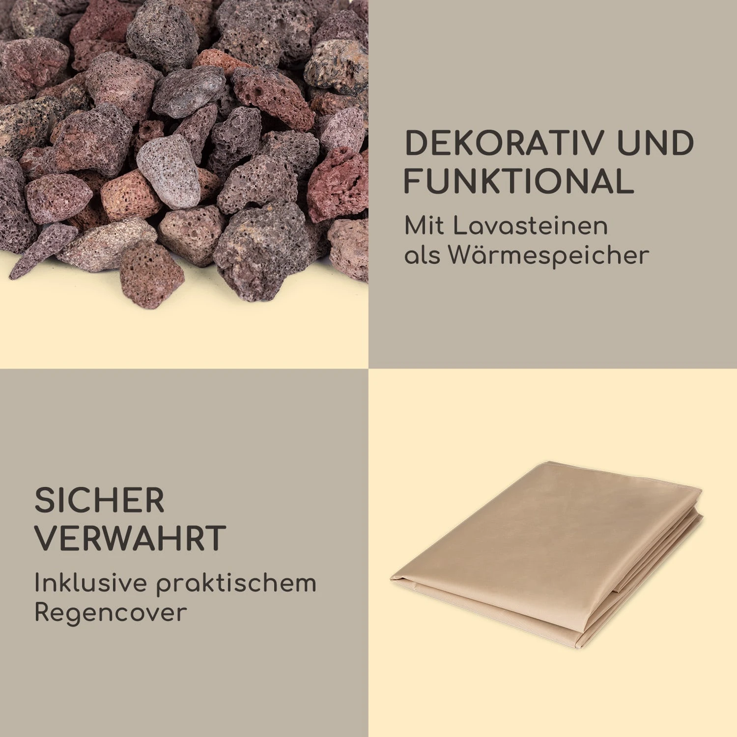 Crete Gas-Feuerstelle 13 kW Flüssiggas Edelstahl Crete Gas-Feuerstelle 13 KW Flüssiggas Edelstahl -Deutschland Klarstein Verkaufs-Shop 10035932 de 0007 logo