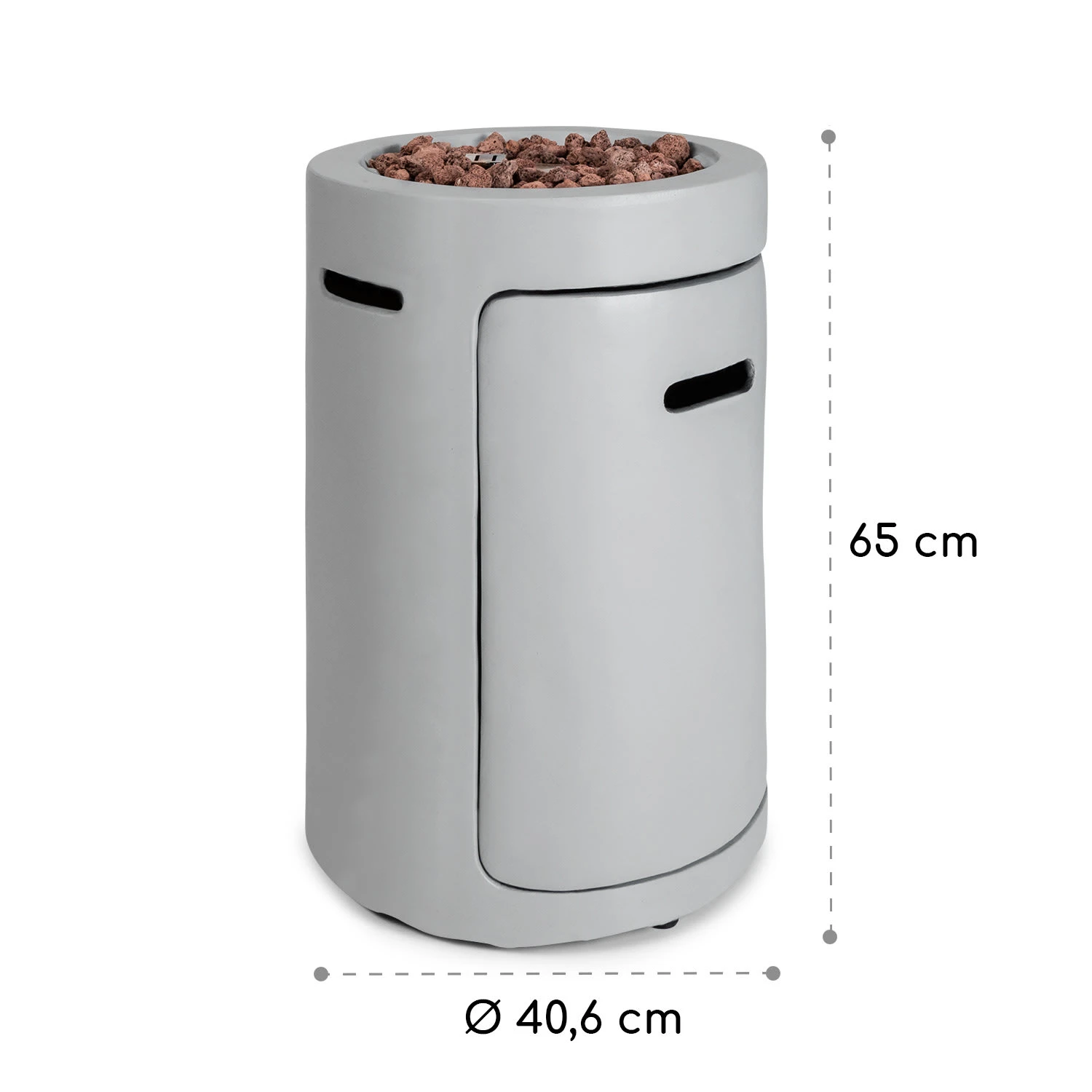 Crete Gas-Feuerstelle 13 kW Flüssiggas Edelstahl Crete Gas-Feuerstelle 13 KW Flüssiggas Edelstahl -Deutschland Klarstein Verkaufs-Shop 10035932 yy 0008 logo