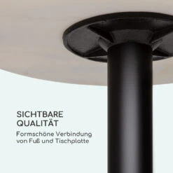 Patras Pearl Bistro-Tisch Jugendstil Marmor Ø 60 Cm H 75 Cm Gusseisern -Deutschland Klarstein Verkaufs-Shop 10035977 de 0006 logo