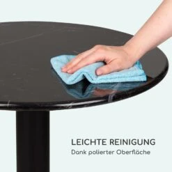 Patras Pearl Bistro-Tisch Jugendstil Marmor Ø 60 Cm H 75 Cm Gusseisern -Deutschland Klarstein Verkaufs-Shop 10035978 de 0004 logo