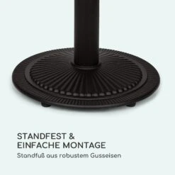 Patras Pearl Bistro-Tisch Jugendstil Marmor Ø 60 Cm H 75 Cm Gusseisern -Deutschland Klarstein Verkaufs-Shop 10035978 de 0005 logo