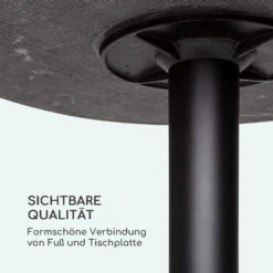 Patras Pearl Bistro-Tisch Jugendstil Marmor Ø 60 Cm H 75 Cm Gusseisern -Deutschland Klarstein Verkaufs-Shop 10035978 de 0006 logo