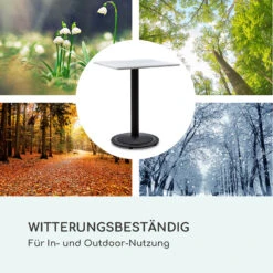 Patras Onyx Bistro-Tisch Mit Jugendstil Marmor 60 X 60 Cm Höhe: 72 Cm Rund -Deutschland Klarstein Verkaufs-Shop 10035980 de 0007 logo