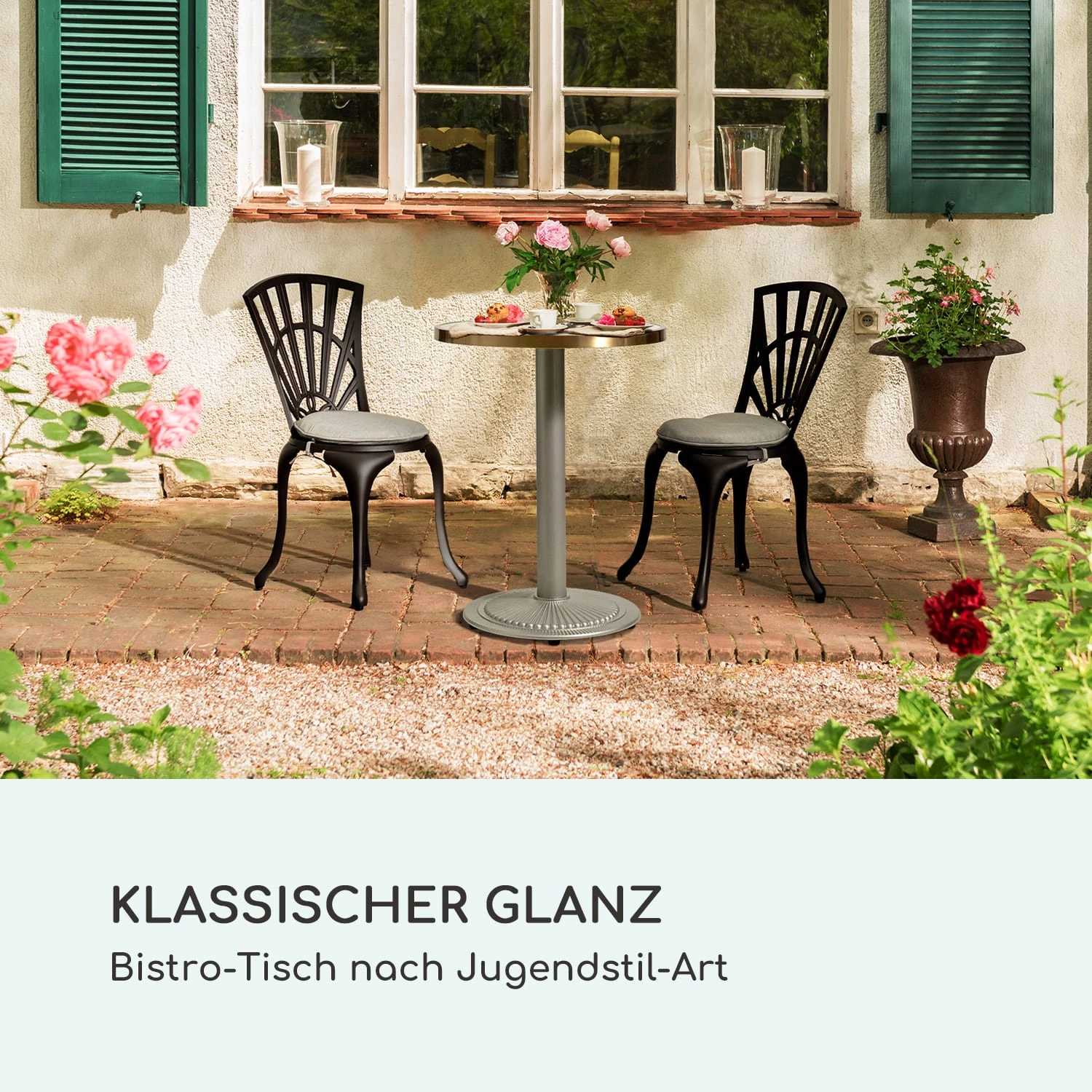 Patras Jewel Marmor-Tisch Jugendstil Ø: 57,5 cm H: 75 cm Gusseiserner Standfuß Patras Jewel Marmor-Tisch Jugendstil Ø: 57,5 Cm H: 75 Cm Gusseiserner Standfuß -Deutschland Klarstein Verkaufs-Shop 10035983 de 0002 logo