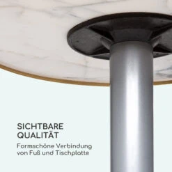 Patras Jewel Marmor-Tisch Jugendstil Ø: 57,5 Cm H: 75 Cm Gusseiserner Standfuß 5 Patras Jewel Marmor-Tisch Jugendstil Ø: 57,5 Cm H: 75 Cm Gusseiserner Standfuß -Deutschland Klarstein Verkaufs-Shop 10035983 de 0006 logo