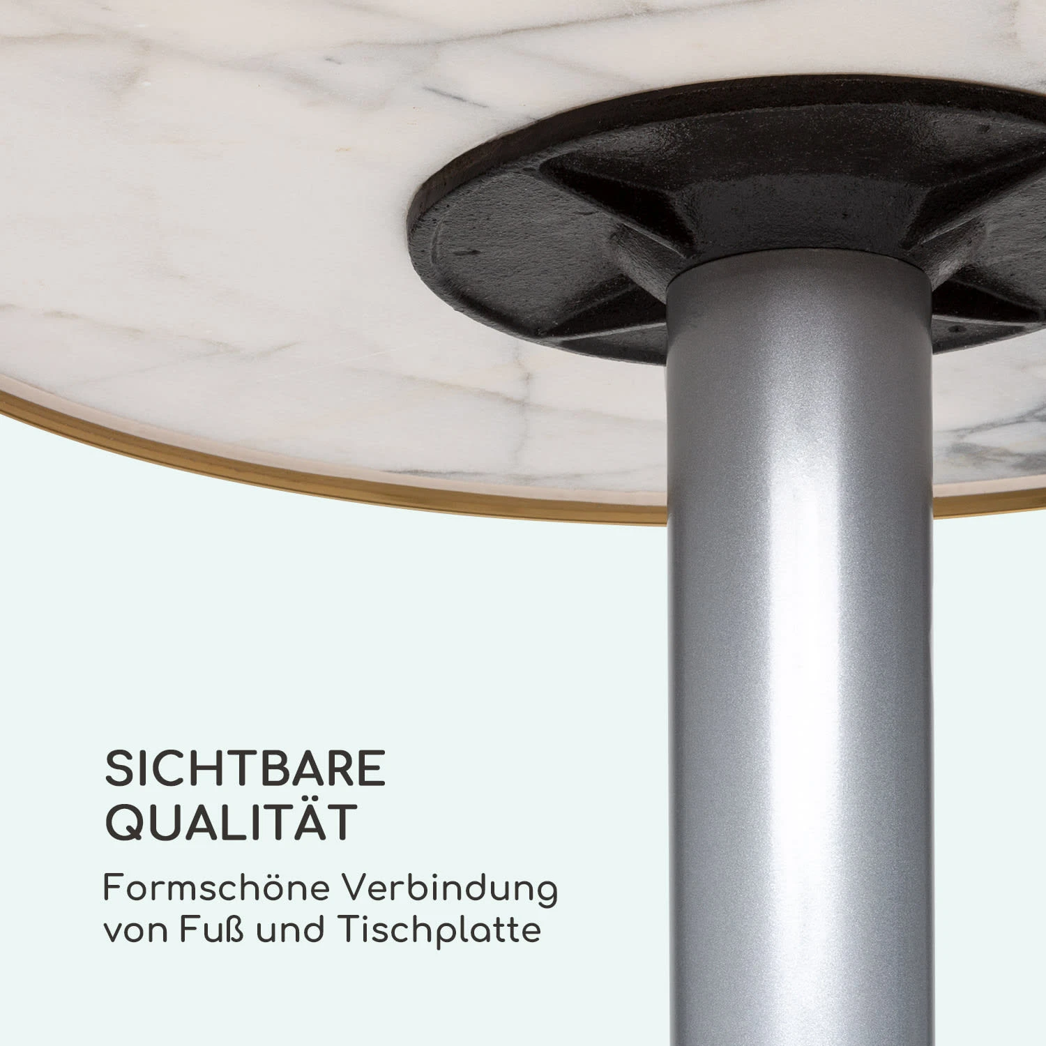 Patras Jewel Marmor-Tisch Jugendstil Ø: 57,5 cm H: 75 cm Gusseiserner Standfuß Patras Jewel Marmor-Tisch Jugendstil Ø: 57,5 Cm H: 75 Cm Gusseiserner Standfuß -Deutschland Klarstein Verkaufs-Shop 10035983 de 0006 logo