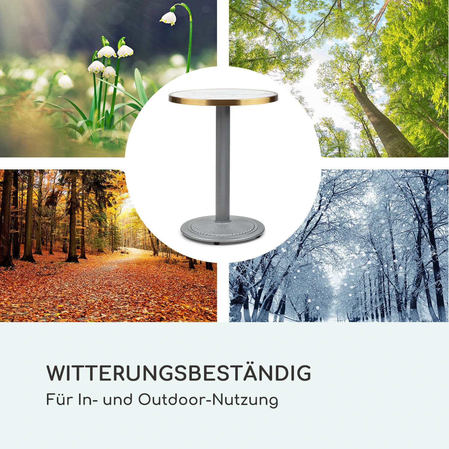 Patras Jewel Marmor-Tisch Jugendstil Ø: 57,5 cm H: 75 cm Gusseiserner Standfuß Patras Jewel Marmor-Tisch Jugendstil Ø: 57,5 Cm H: 75 Cm Gusseiserner Standfuß -Deutschland Klarstein Verkaufs-Shop 10035983 de 0007 logo