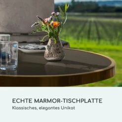 Patras Lux Bistro-Tisch Mit Dreifuß Marmortisch Ø: 57,5 Cm Höhe: 72 Cm -Deutschland Klarstein Verkaufs-Shop 10035984 de 0003 logo