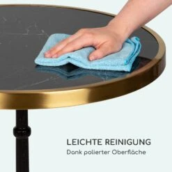 Patras Lux Bistro-Tisch Mit Dreifuß Marmortisch Ø: 57,5 Cm Höhe: 72 Cm -Deutschland Klarstein Verkaufs-Shop 10035984 de 0004 logo