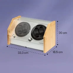 Garonne 4 Uhrenbeweger, 2 Drehteller, 4 Uhren, 3 Geschwindigkeiten, 4 Modi, Bambus -Deutschland Klarstein Verkaufs-Shop 10036042 yy 0005 logo