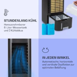 IceWind Max 3-in-1 Luftkühler 330 M³/h 60W 6 Ltr Timer Fernbedienung 4 IceWind Max 3-in-1 Luftkühler 330 M³/h 60W 6 Ltr Timer Fernbedienung -Deutschland Klarstein Verkaufs-Shop 10036068 de 0005 logo