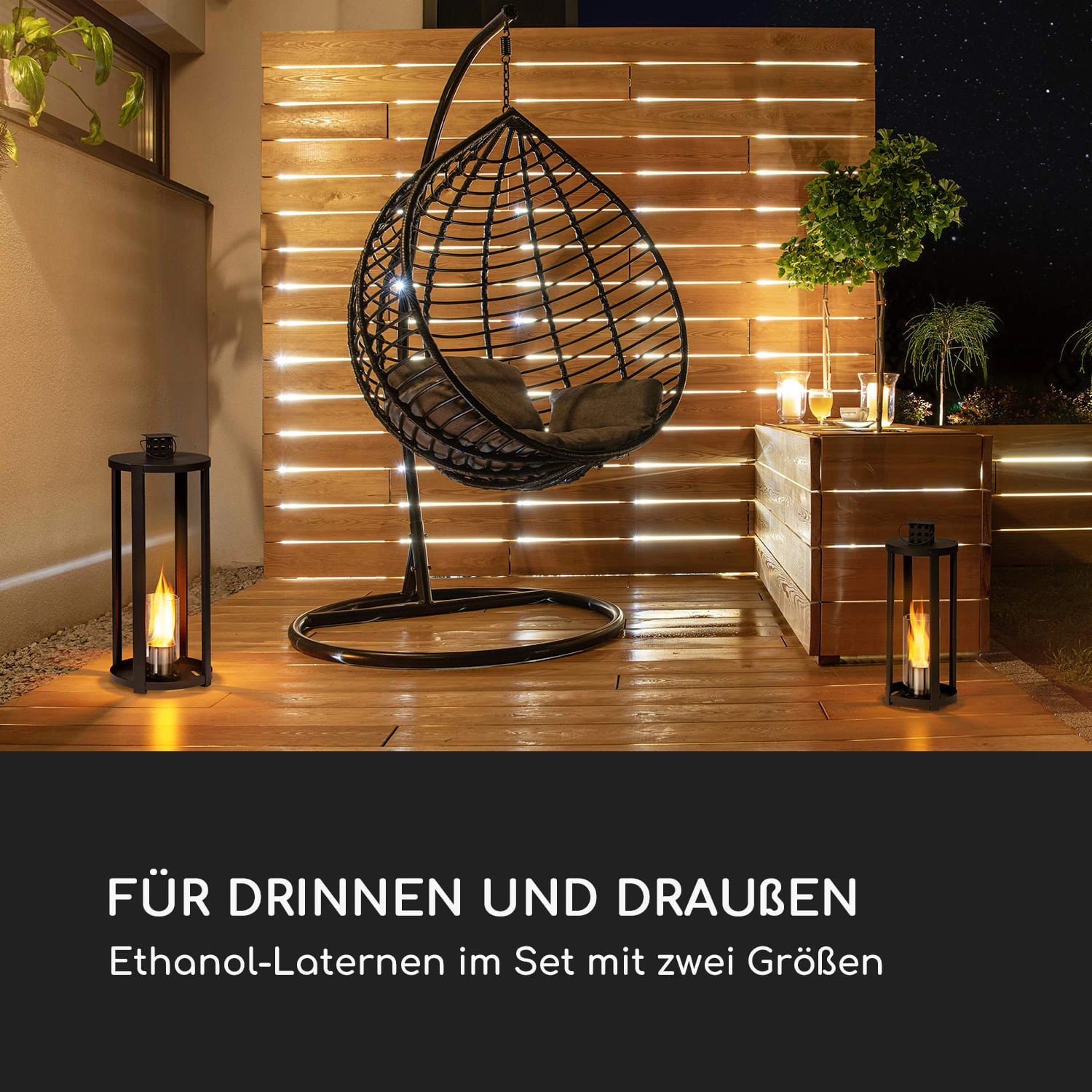 Fiamme Cilindro Ethanol-Laterne 2-Set Edelstahl-Brenner 0,3 Liter 4 h Brenndauer Fiamme Cilindro Ethanol-Laterne 2-Set Edelstahl-Brenner 0,3 Liter 4 H Brenndauer -Deutschland Klarstein Verkaufs-Shop 10036070 de 0002 logo